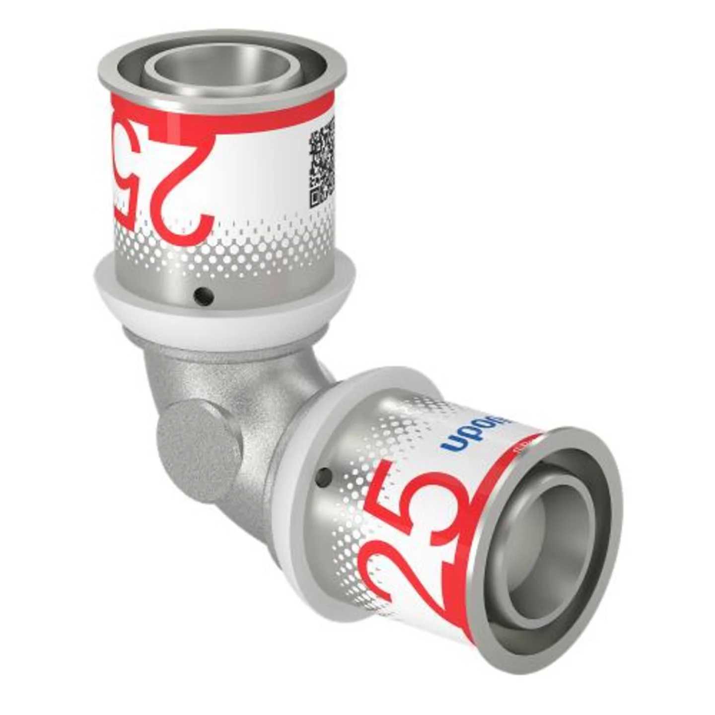 Uponor S-Press Plus Bocht Perskoppeling 25mm