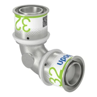 Uponor S-Press Plus Bocht Perskoppeling 32mm