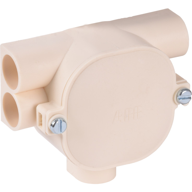 ABB T-Doos Dubbel Links 4x16mm Met Deksel