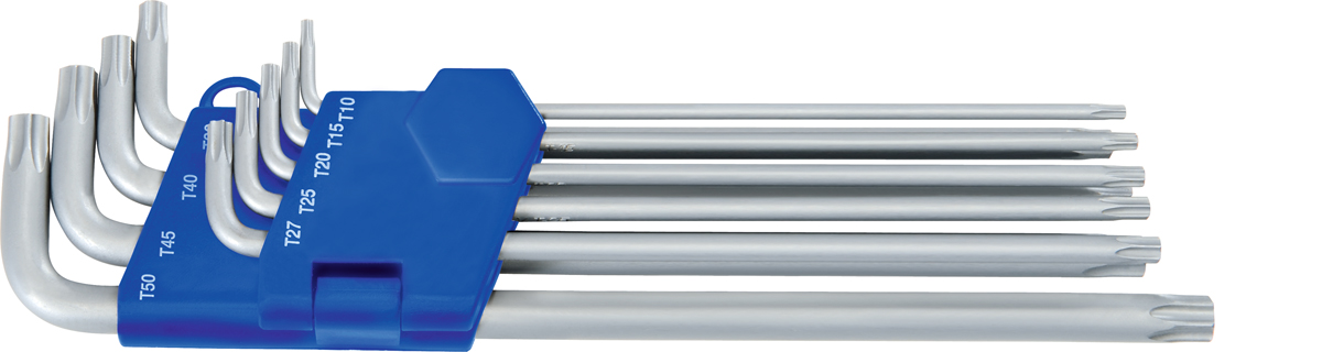 HEYTEC Torx Stiftsleutel Set Lang 9-Delig 5081349-9