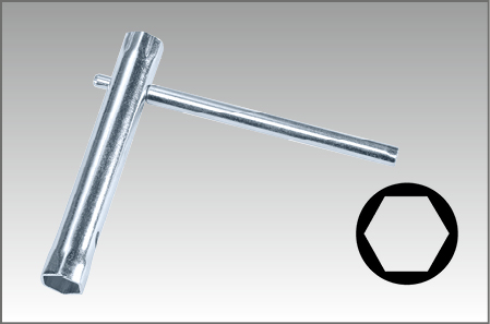 HEYTEC Dubbelzijdige Dopsleutelset 6-Delig - Afbeelding 2