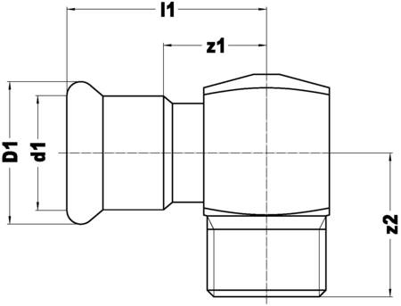Vsh xpress c knie 3/4x22bt 6202108 - Afbeelding 2