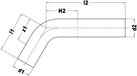 Xpress rvs pasbocht 60â° 28