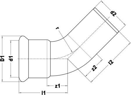 Vsh xpress s insteekbocht 15 45 6190118 - Afbeelding 2