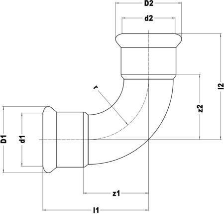 Vsh xpress c bocht 66,7 90 6340281 - Afbeelding 2