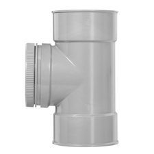 PVC Ontstoppingsstuk Met Schroefdeksel 110MM