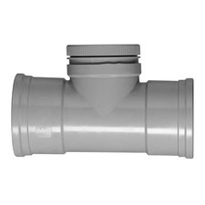 PVC Ontstoppingsstuk Rubber Met Schroefdeksel 110MM