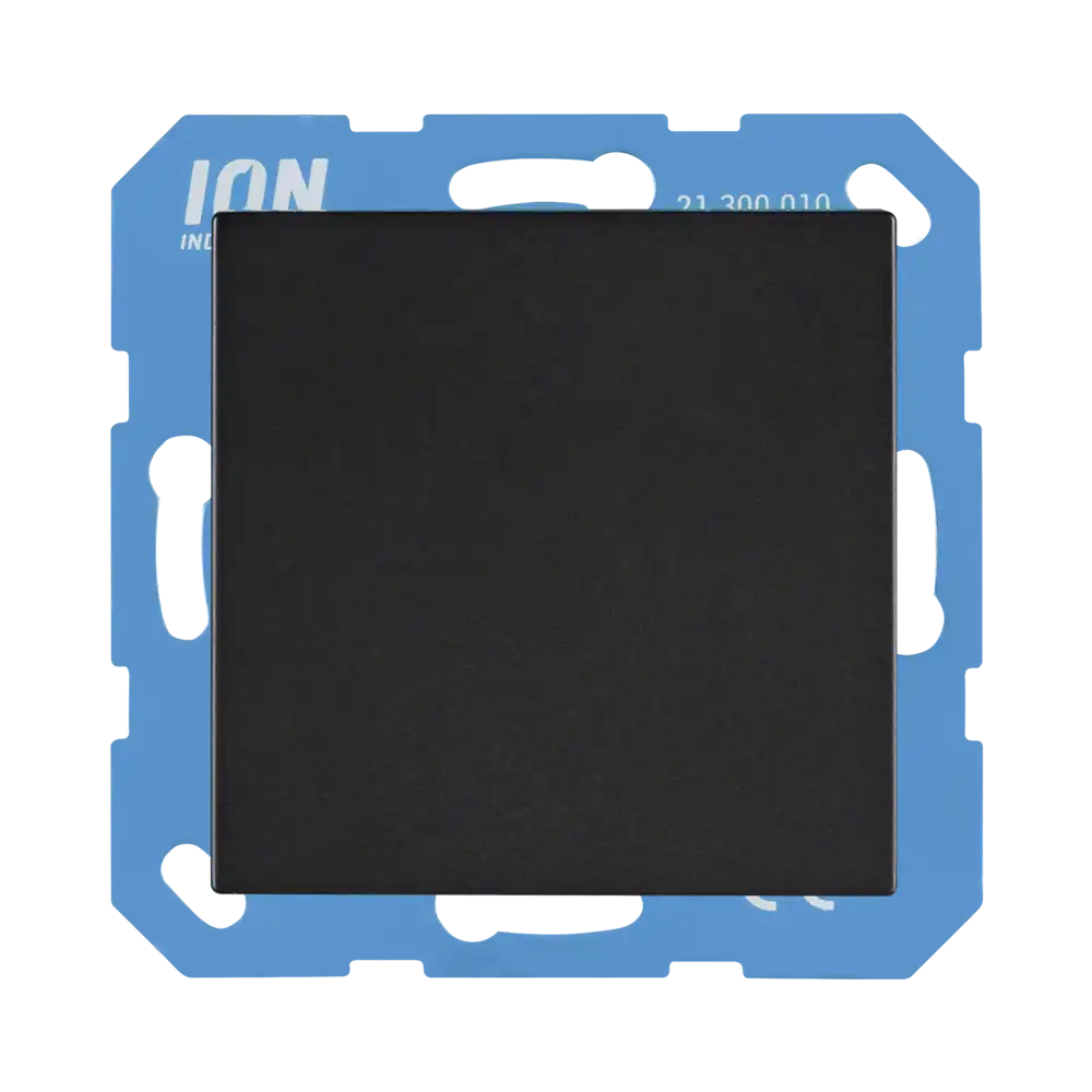 ION Industries Blindplaat V1/J1 Mat Zwart