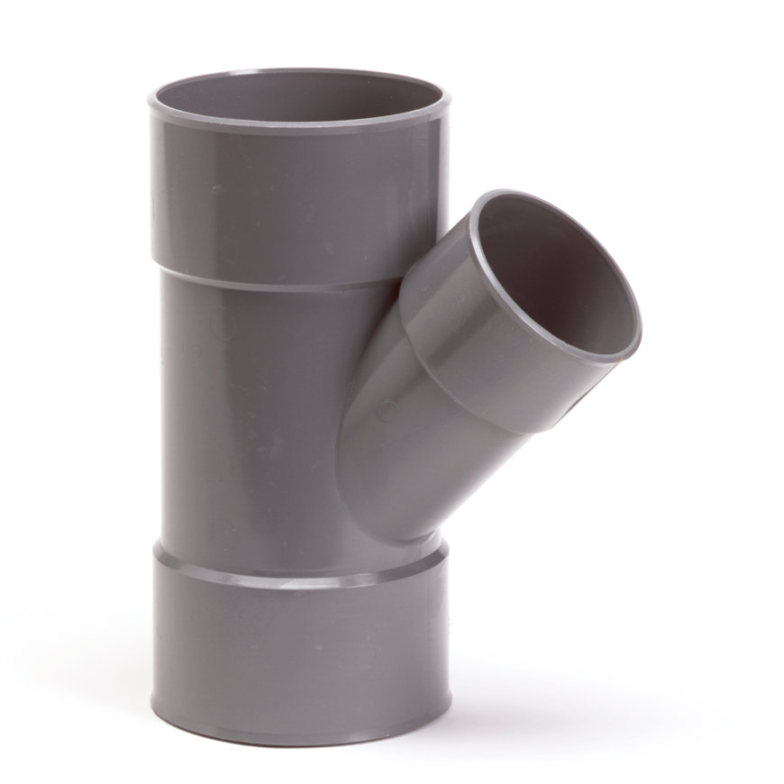 PVC Y-Stuk 110x50MM 45 Graden
