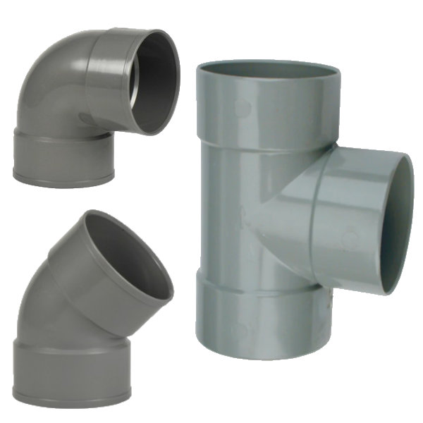 PVC hulpstukken (lijm)