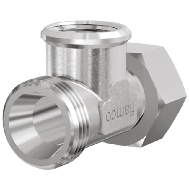 Flamco Flexcon T-stuk 3/4 x 1/2 x 3/4 voor Waterslagdemper