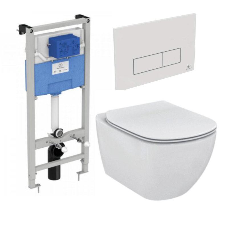 Ideal Standaard ProSys Toiletset met Tesi Aquablade Wandcloset & Bedieningspaneel