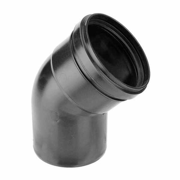 Burgerhout Luchttoevoer Twinline Air PP Bocht 45° 80MM