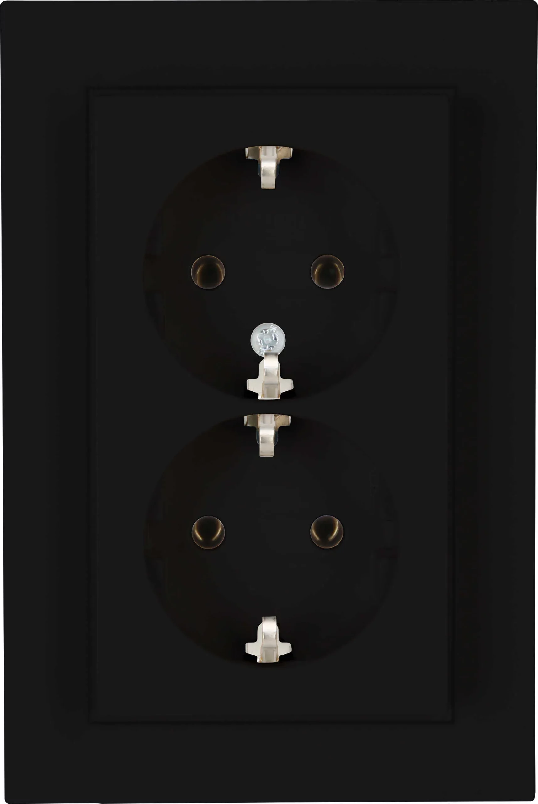 Kopp 2V Wandcontactdoos RA HK07 Mat Zwart