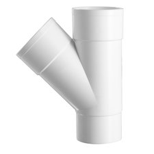 HWA Y-Stuk 80 45 Graden Wit