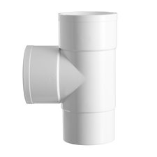 HWA T-Stuk 80 90 Graden Wit