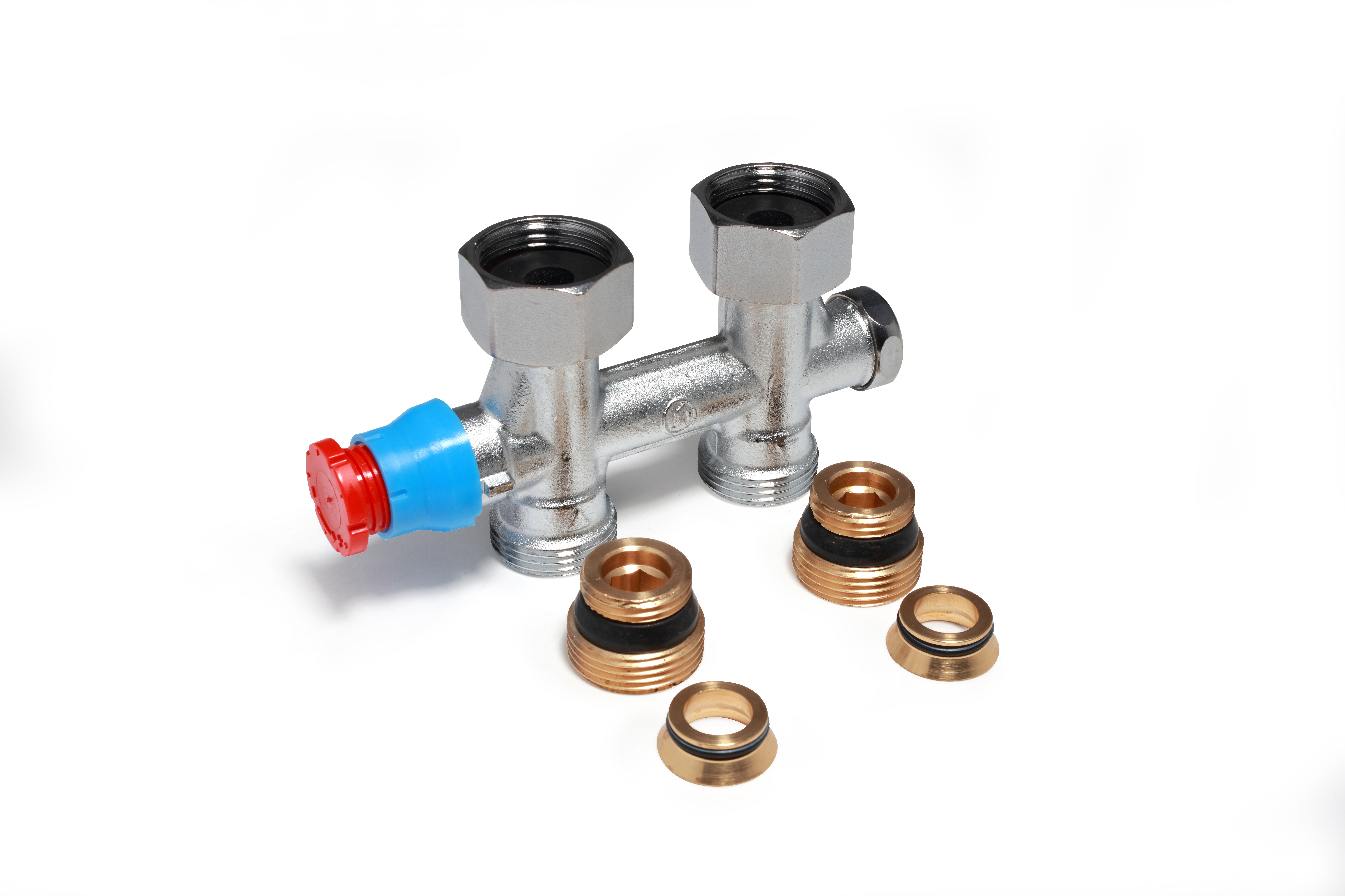 Giacomini Recht Onderblok + Thermostaatknop R385T