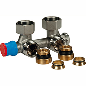 Giacomini Haaks Onderblok + Thermostaatknop R386T