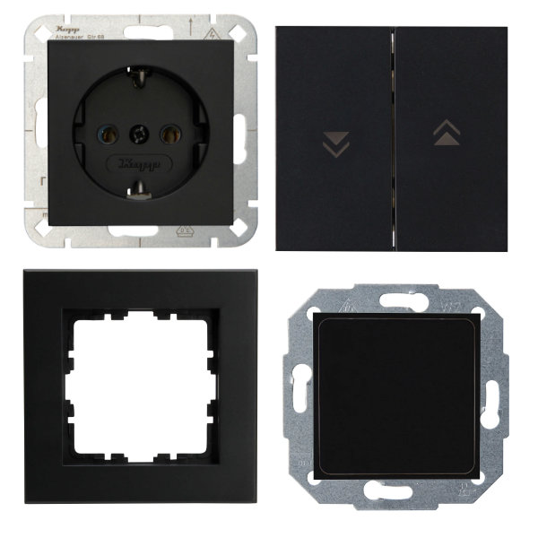 Afdekmateriaal HK07 Mat Zwart