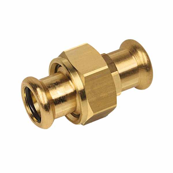 Pressfitting 3-Delige Koppeling