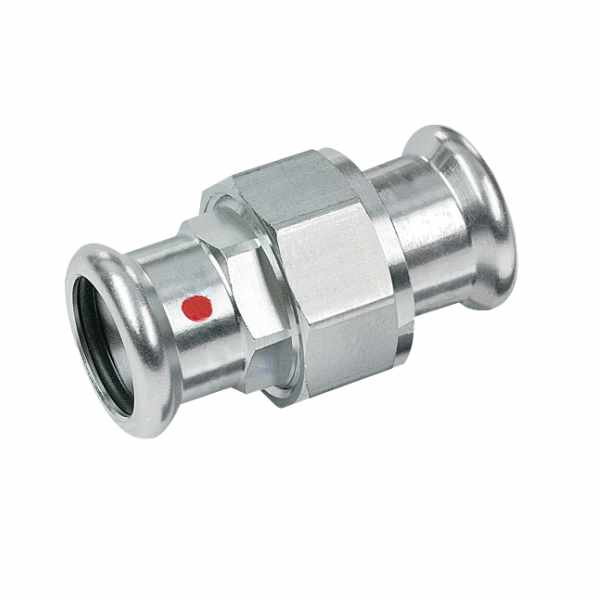 Pressfitting 3-Delige Koppeling