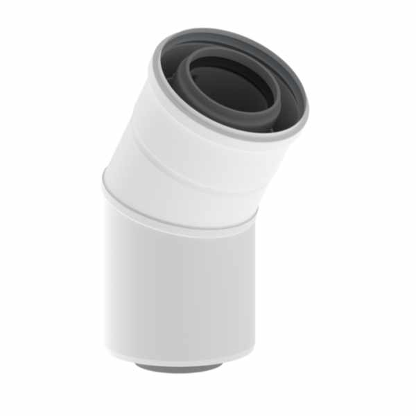 Burgerhout Twinsafe Concentrisch Bocht 30 graden 60/100