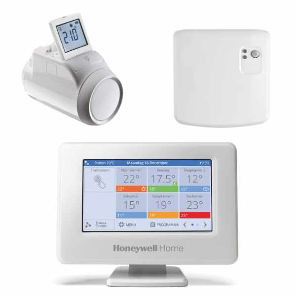 Honeywell Home Evohome WiFi Pakket Aan/Uit Inclusief Ketelpakket (Starter Set)