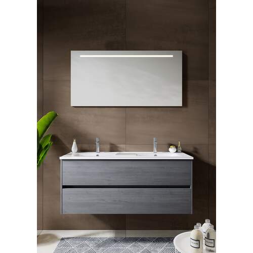 New Style Badkamermeubel Set Donker Eiken 120CM