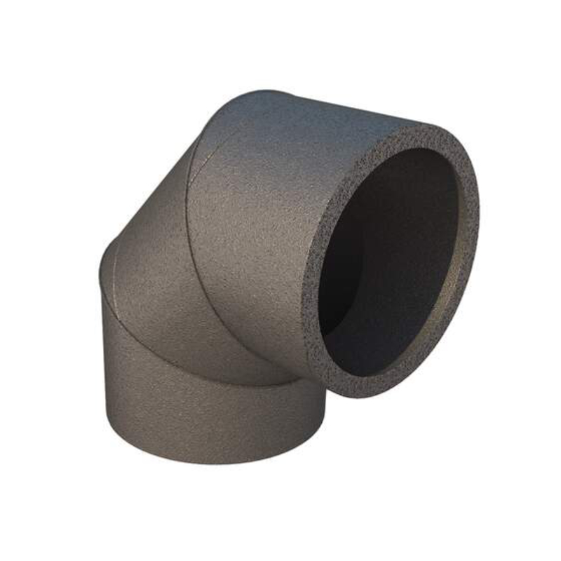 Ubbink Aerfoam Geisoleerd EPE Bocht 90° 150MM Grijs