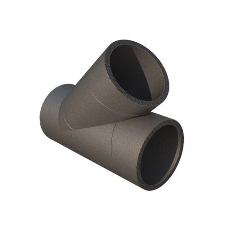 Ubbink Aerfoam Geisoleerd EPE T-Stuk 45° 180MM Grijs