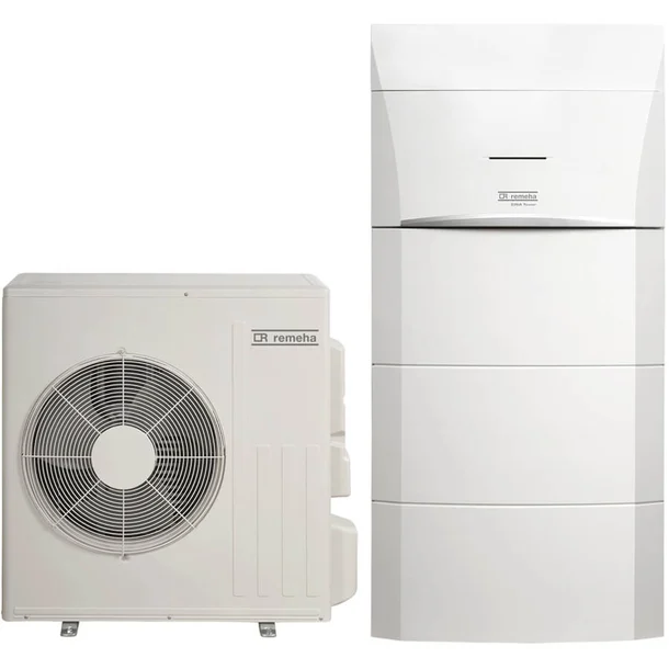 Remeha Eria Tower Ace Warmtepompset Split 8 kW (HK376 - HK82)