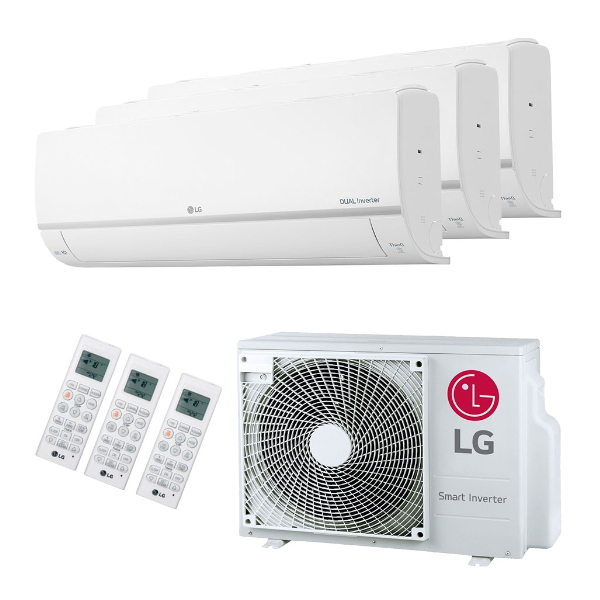LG Triple Multisplit MU3R19 1x 3,5kW 2x 2,5kW Binnenunit + 1x 5,3kW Buitenunit