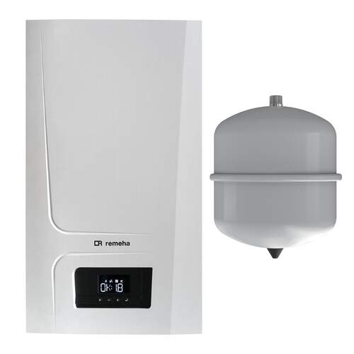Remeha Tzerra Ace-Matic 35C CW5 (CONC. 60/100) + Reflex N Expansievat 18 Liter 1 Bar Grijs