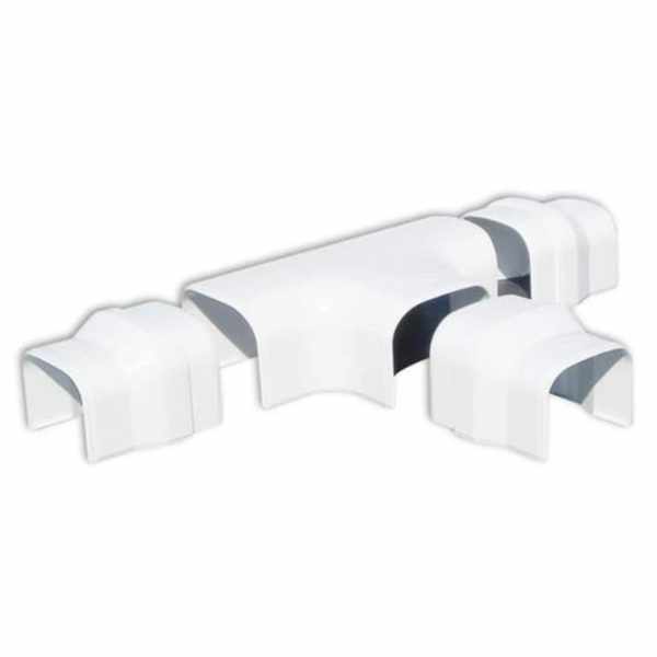 Optima Leidinggoot T-stuk Verloop 62MM DT75  RAL9010