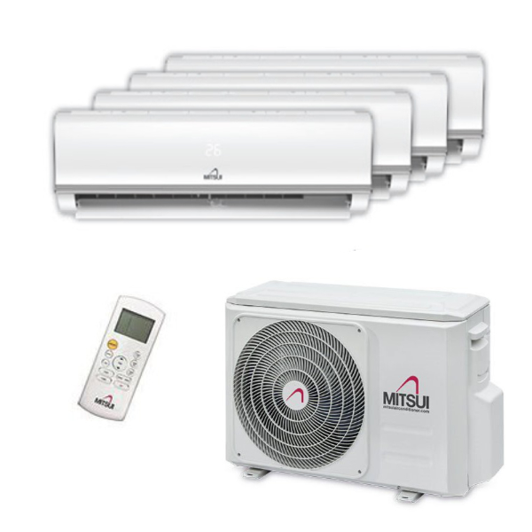 Mitsui MTXQ39HP24 Multi Split 3x 2,5kW 1x 3,5kW Koelen en Verwarmen