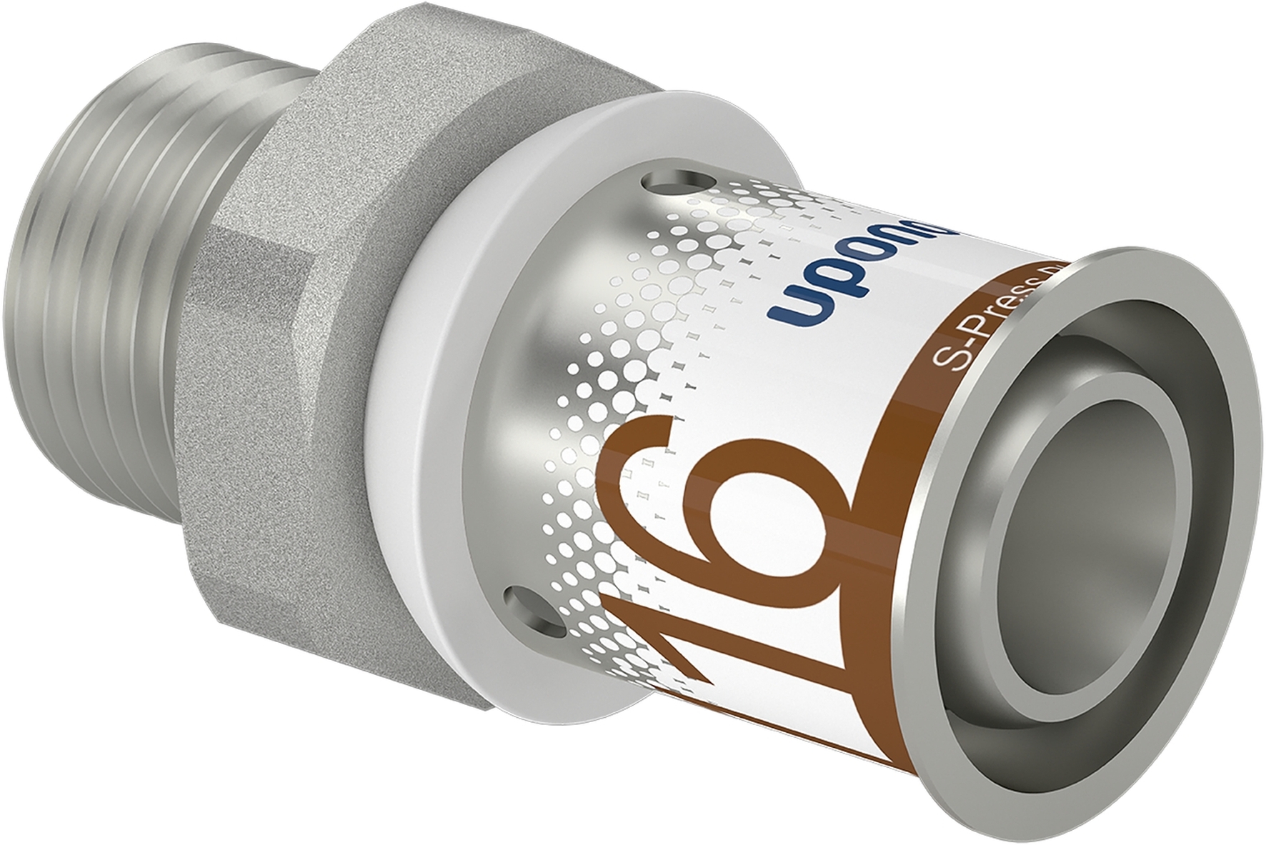 Uponor S-Press Plus Puntstuk 16Xr3/8 Bu