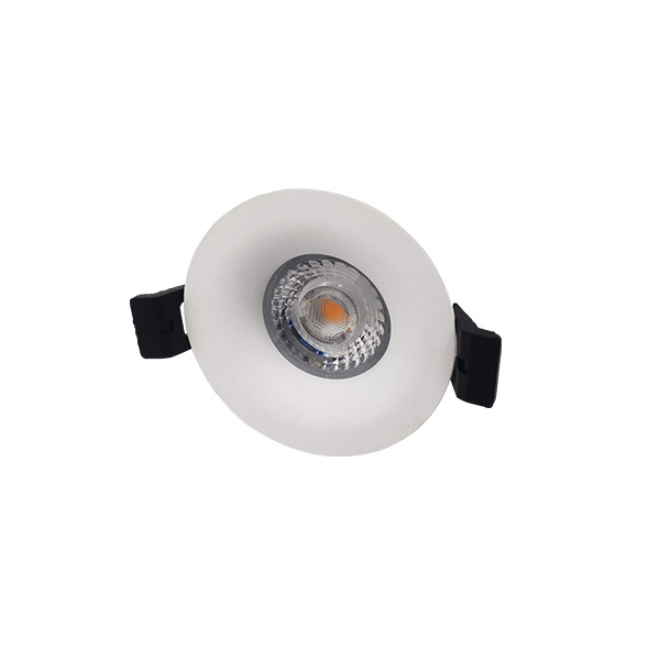 Interlight Downlight Inb.spot Rond Verdiept Wit 8W 2700K Ip44 Dimb