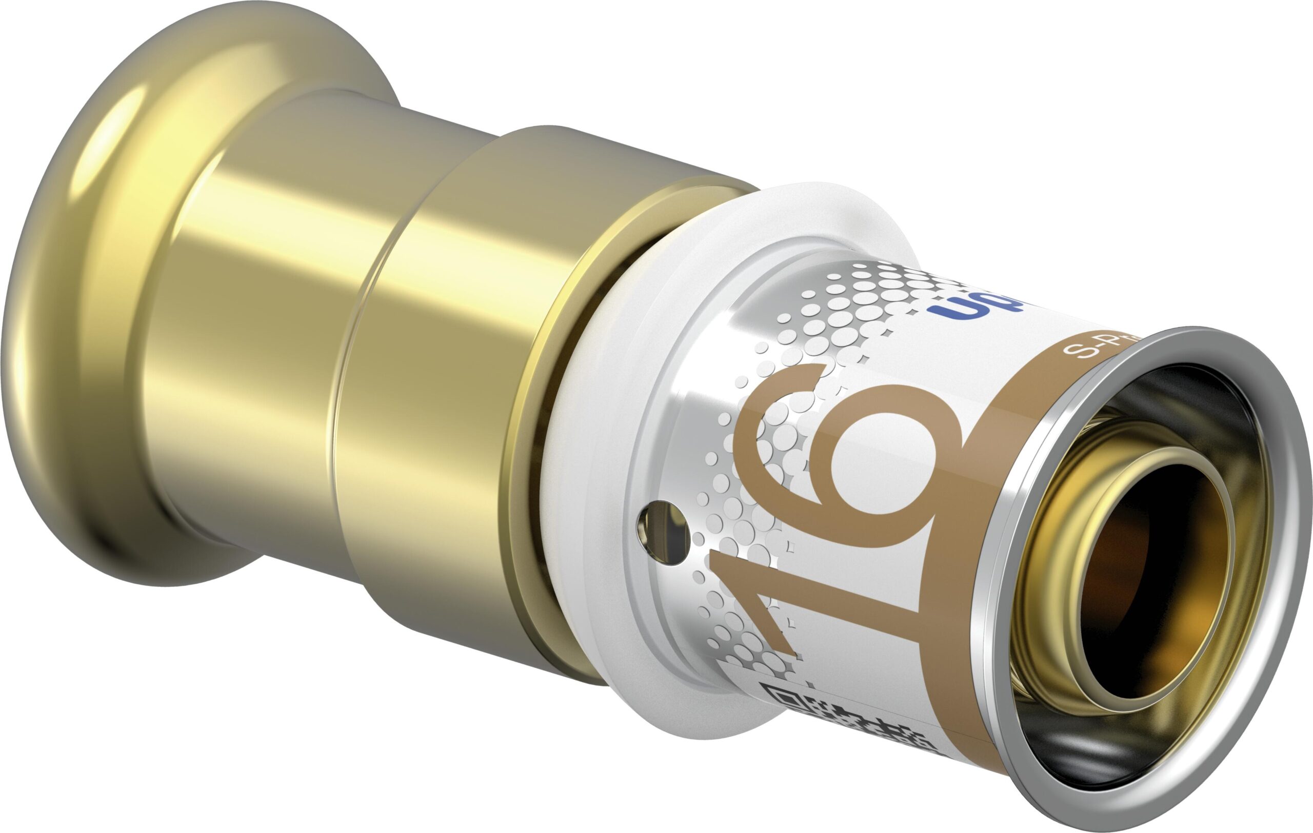 Uponor S-Press Overgangskoppeling  M+V 16-12Cu-Sst