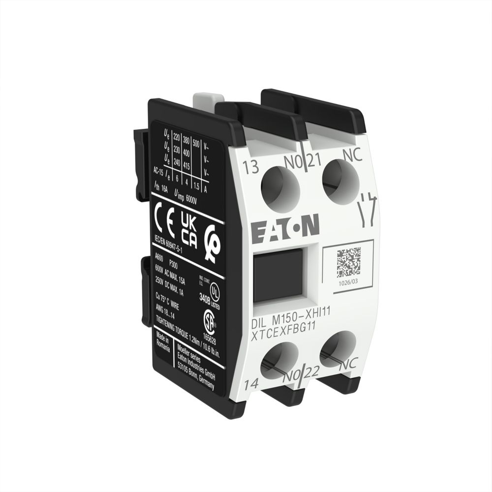 Eaton Dilm150-Xhi11 Hulpcontactblok 1Xm 1Xv 16A - Afbeelding 6
