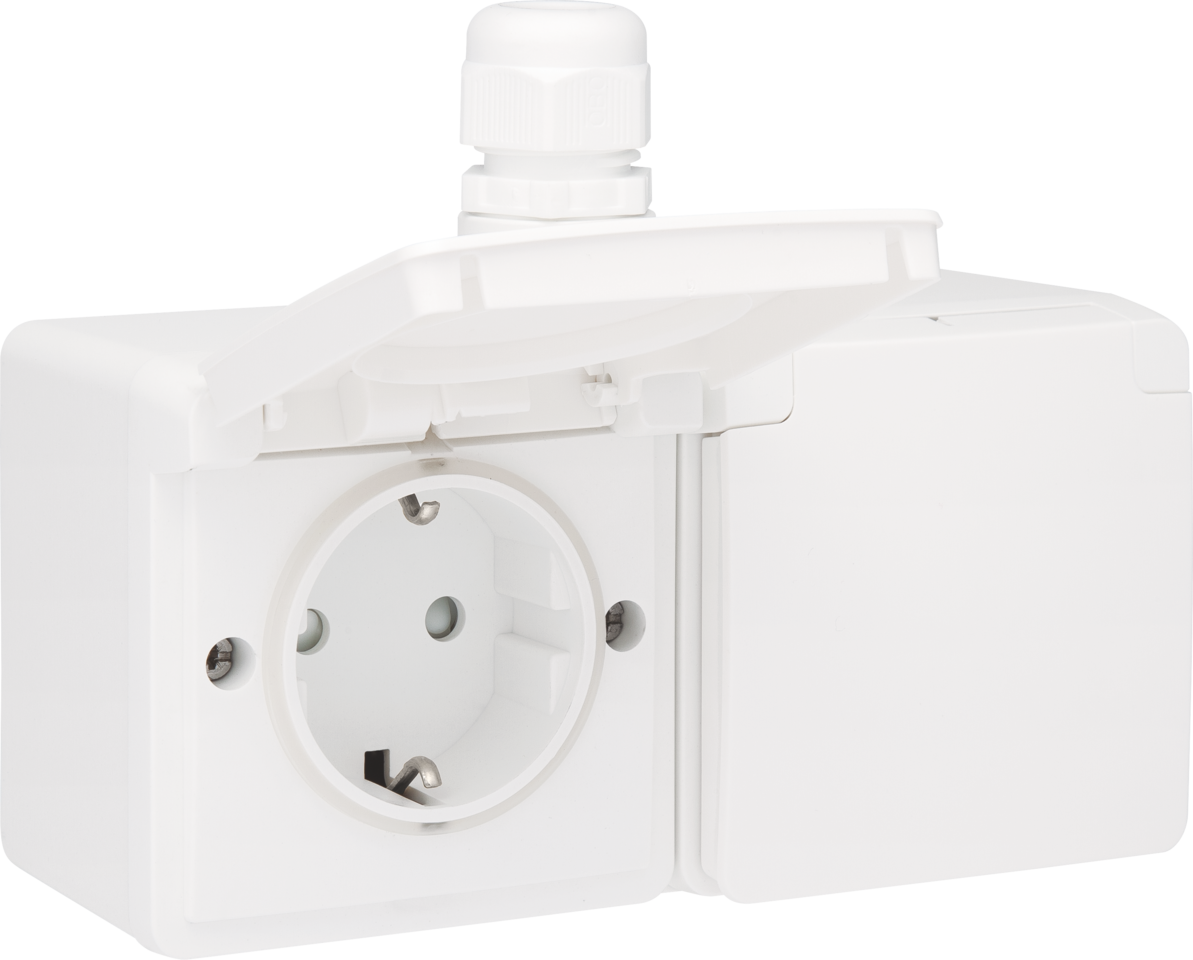 Niko Hydro Wd Wcd Ra 2V Horizontaal - Insteek Wit - Afbeelding 3