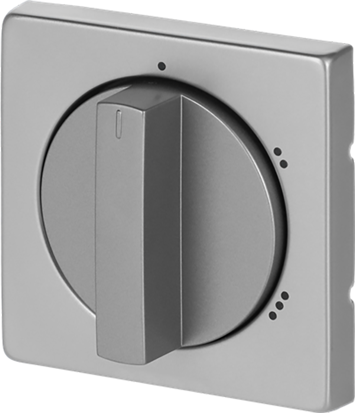 Abb Busch-Jaeger 3-Standen / Ventilatorschakelaar Inbouw Edelstaal Bj - Afbeelding 2