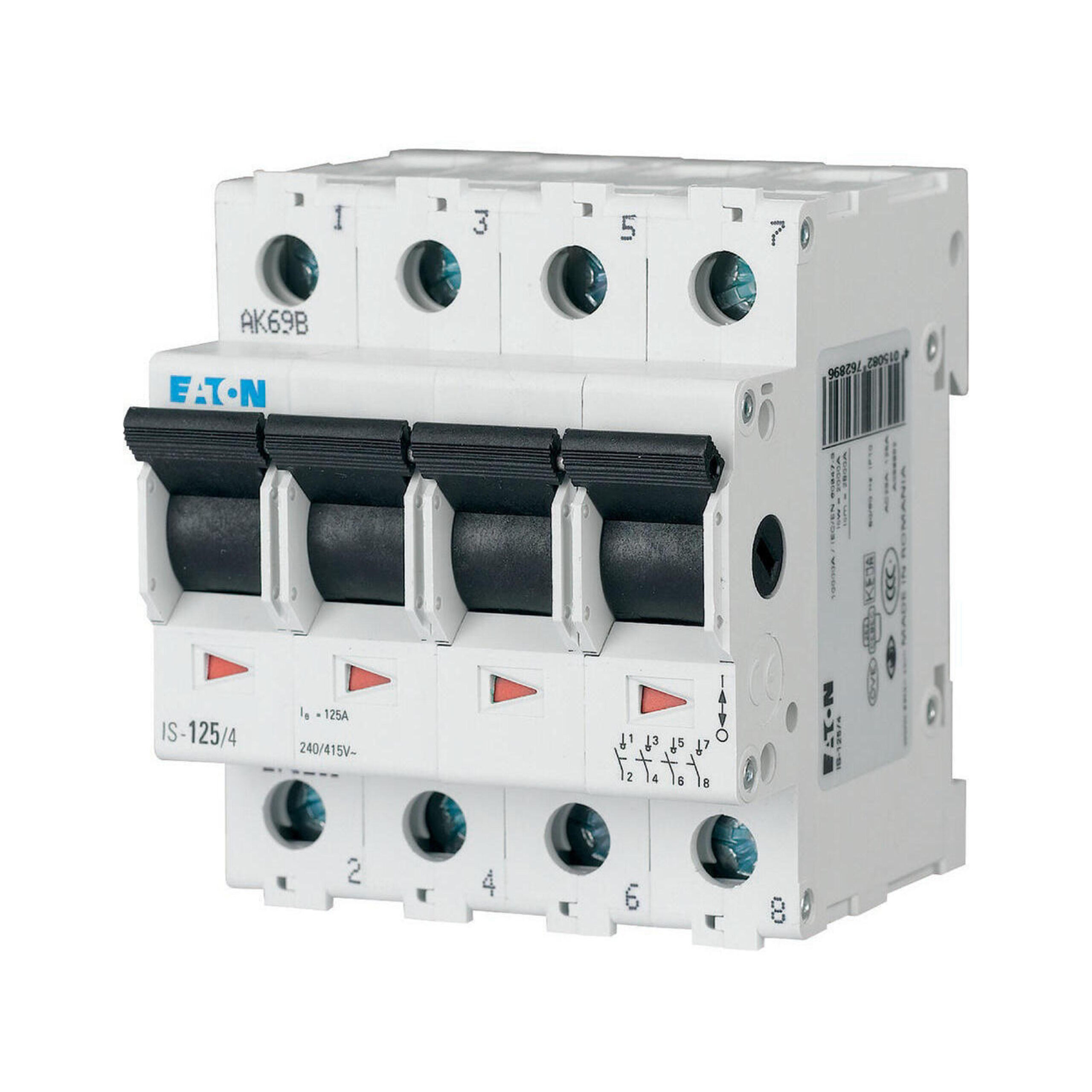Eaton Hoofdschakelaar 63A 4P