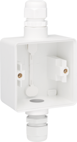 Niko Hydro Opbouwdoos 1V + 2 M20 Ingangen + Wartel Wit - Afbeelding 5