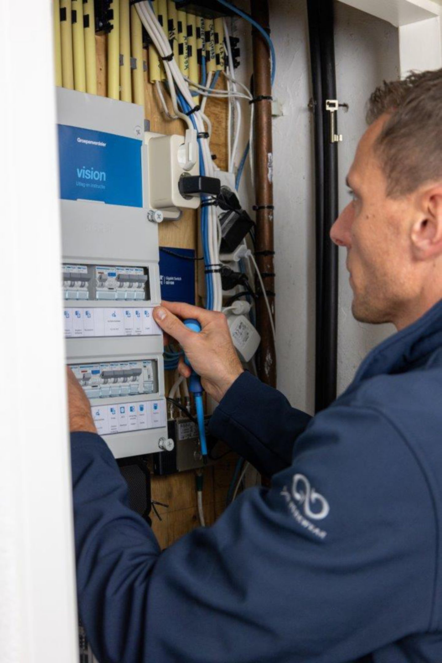 Hager Vkg32B 5Groepenkast 2P Hfd 2X2P Als 1F