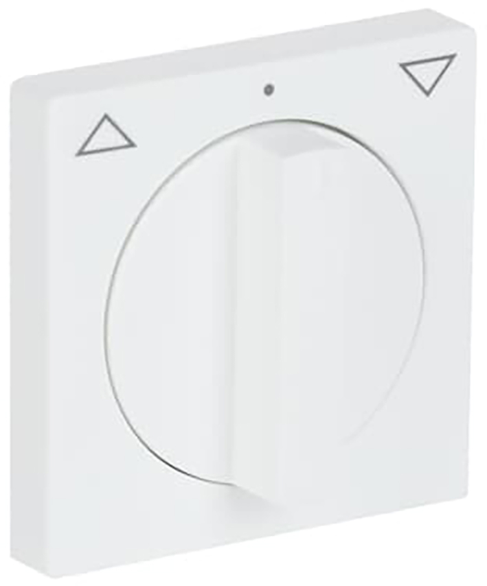 Abb Busch-Jaeger Jaloezie Draaiknop + Pijlsymbool Future Linear Mat Wit - Afbeelding 3
