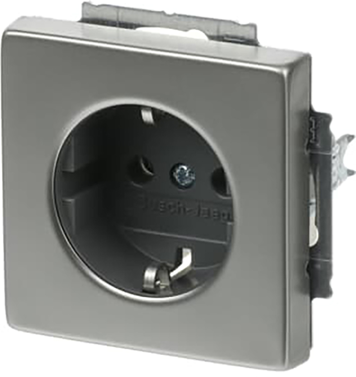 Abb Busch-Jaeger Wcd Ra 1-Voudig Inbouw Edelstaal Bj - Afbeelding 3