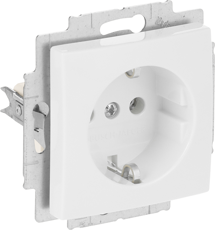 Abb Busch-Jaeger Wcd Ra 1-Voudig Inbouw Schroefklem Wit/Wit Balance - Afbeelding 3