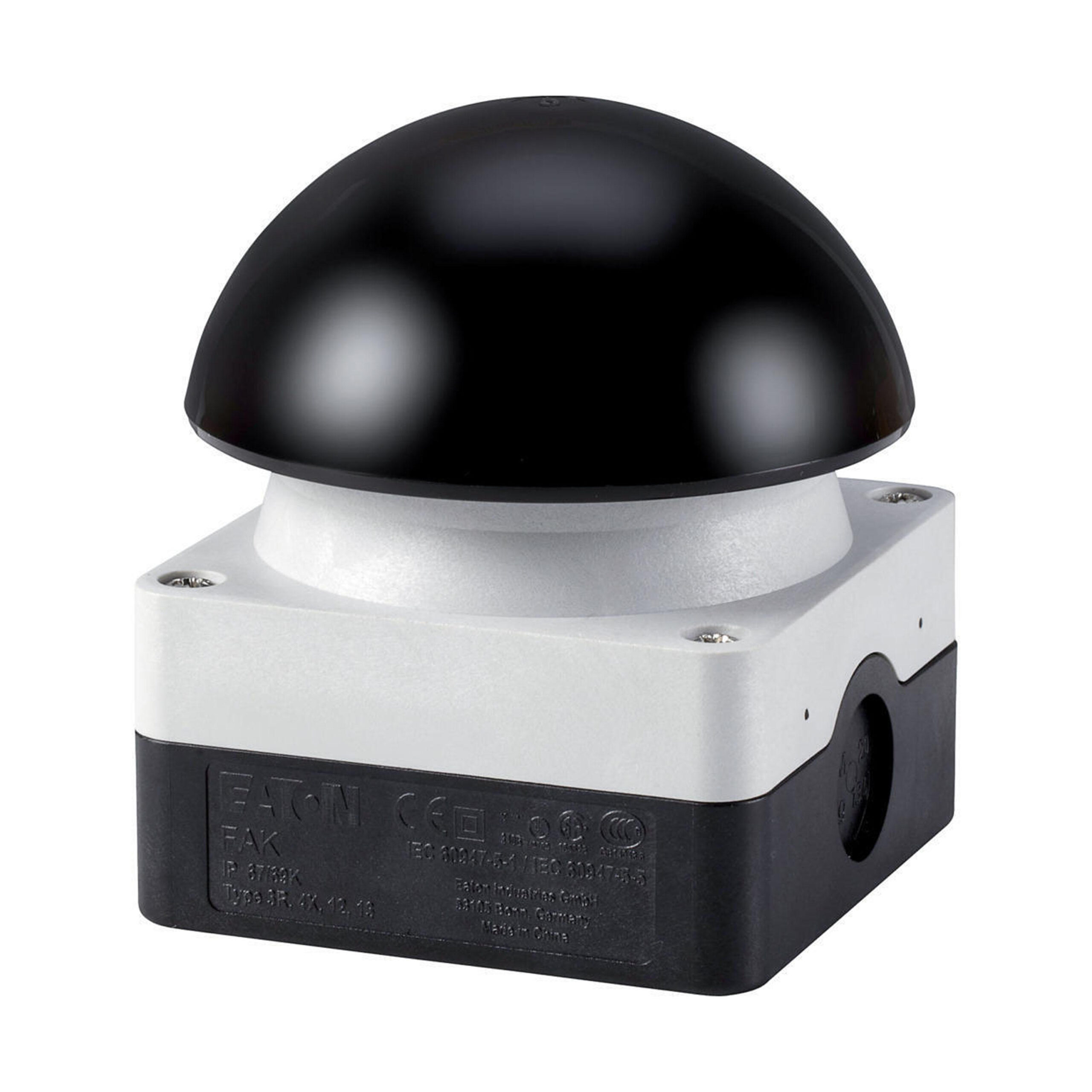 Eaton Fak-S/Kc11/I Paddestoel Slagdrukknop Zwart Puls
