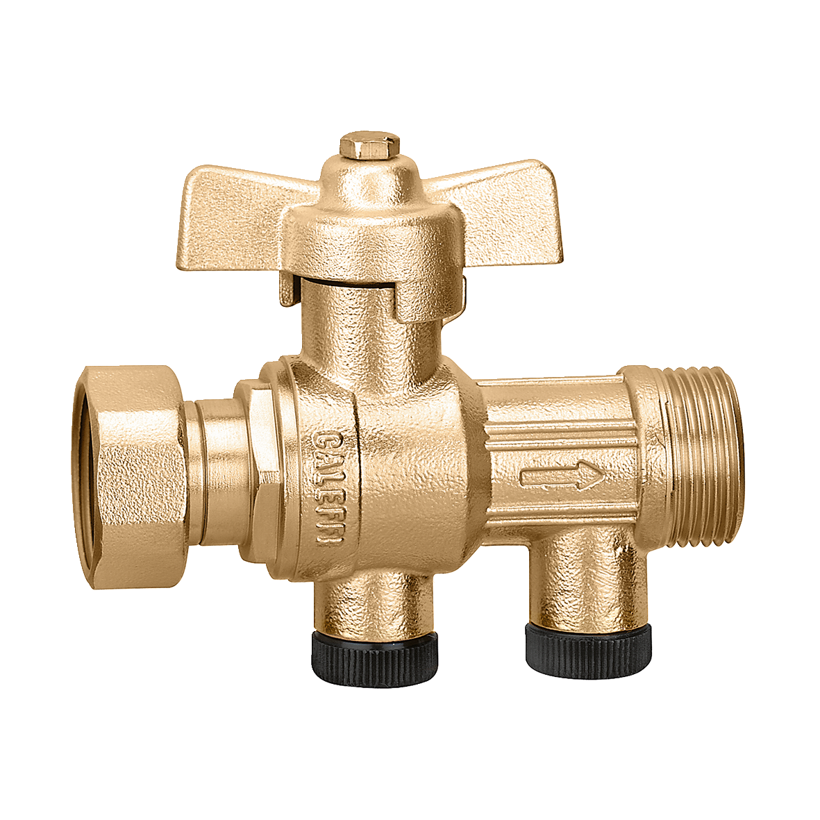 Caleffi Kog.afs.1/2 + Keerklep Mf 3/4