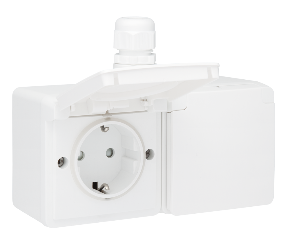 Niko Hydro Wd Wcd Ra 2V Horizontaal - Insteek Wit - Afbeelding 2